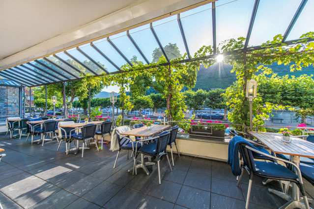 Terrasse an der Mosel Hotel Karl Müller